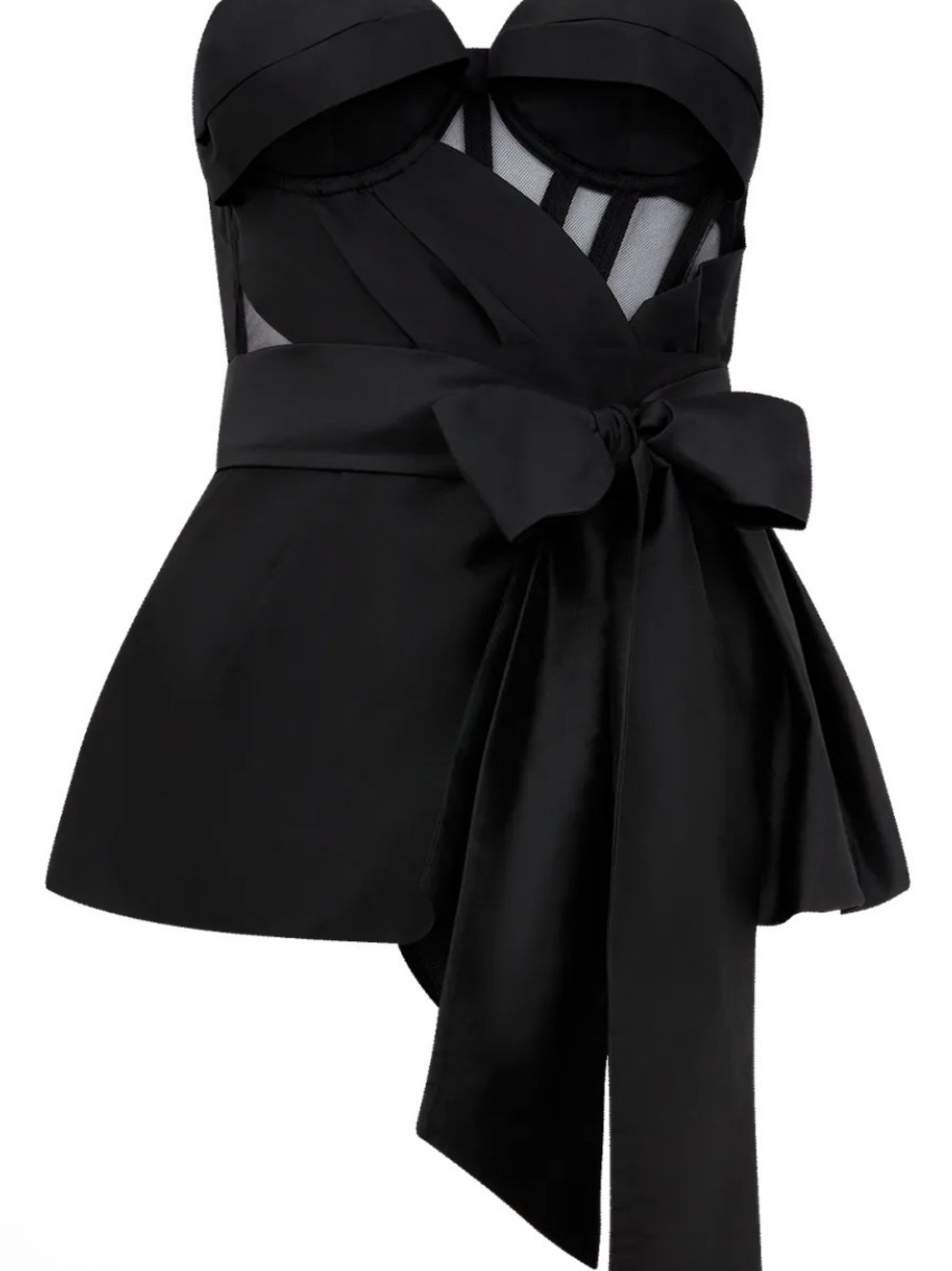 Agent Provocateur Black corset with Bow